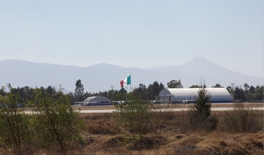 Terrenos de la zona de Santa Lucía, donde se construirá el Aeropuerto Internacional Felipe Ángeles.