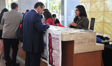Stand de la CONAMED  9º Congreso Nacional Estudiantil de la Asociación Dental Mexicana A.C. (ADM).