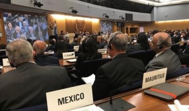 La comunidad marítima internacional apoyó a México con 135 votos