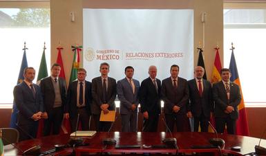 México y países de la Unión Europea inician cooperación en materia de flujo ilícito de armas y seguridad 