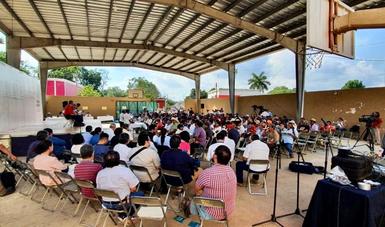 Primer día de consulta a comunidades del sureste sobre Tren Maya