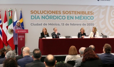Mensaje de la Secretaria de Economía, Graciela Márquez, en el evento Soluciones Sostenibles: Día Nórdico en México