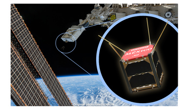 El primer Nanosatélite mexicano en la Estación Espacial Internacional (EEI), fue liberado a su órbita de manera exitosa este miércoles a las 6:55 a.m.