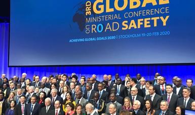 Imagen de los participantes en la Tercera Conferencia Ministerial Mundial sobre Seguridad Vial