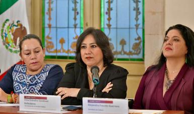 Destaca la secretaria Irma Eréndira Sandoval acciones de la Función Pública por la igualdad de las mujeres