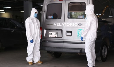 El personal de los Velatorios IMSS trabaja con estricto apego a protocolos de seguridad de la Secretaría de Salud.
