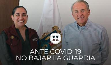 La directora ejecutiva de AMEXCID, Laura Elena Carrillo, subrayó que aún con los avances alcanzados y ante el inicio de la Nueva Normalidad, no se debe bajar la guardia e instó a continuar las acciones preventivas para frenar contagios de coronavirus.
