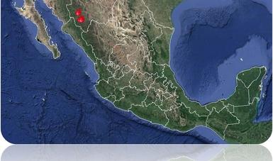 Mapa de la situación de incendios  forestales en México