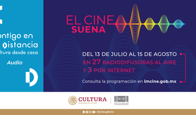 La Secretaría de Cultura, a través del Instituto Mexicano de Cinematografía (Imcine), lleva a cabo la muestra “El cine suena”.
