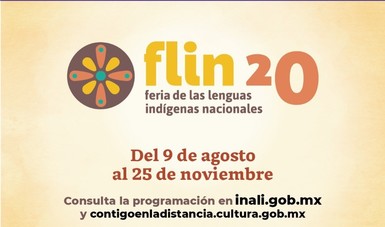 La Secretaría de Cultura y el INALI anuncian la Feria de las Lenguas Indígenas Nacionales 2020.