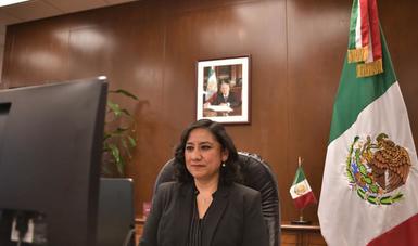 Secretaria Sandoval Ballesteros presenta Informe del Sistema Nacional de Fiscalización ante el SNA
