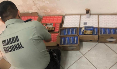 En Aduana de Nogales, Guardia Nacional y SAT aseguran alrededor de 13 mil cartuchos de grueso calibre