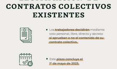 Reactiva Reforma Laboral procesos de legitimación de contratos colectivos con 58 consultas