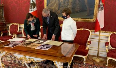 México impulsa la cooperación con Austria en materia de cultura y memoria histórica