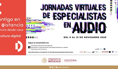 Presentan en conferencia de prensa virtual las próximas Jornadas Virtuales de Especialistas en Audio, que se celebrarán del 9 al 13 de noviembre.  