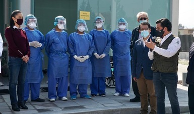El director general, Zoé Robledo, estuvo presente en el arranque de operaciones del Hospital General Tláhuac del ISSSTE.