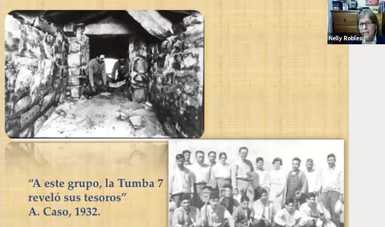 Evocan el descubrimiento de la Tumba 7 de Monte Albán y las nuevas lecturas  del sepulcro oaxaqueño | Secretaría de Cultura | Gobierno 
