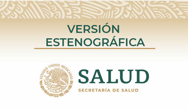 Logotipos de la Secretaría de Salud.