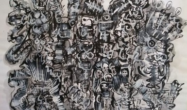 Tonatiuh Sánchez Benítez es un artista visual, originario del estado de Tlaxcala. Sus inicios en el arte comenzaron a los 19 años, cuando se interesó en las disciplinas de escultura, pintura y, principalmente, dibujo. 