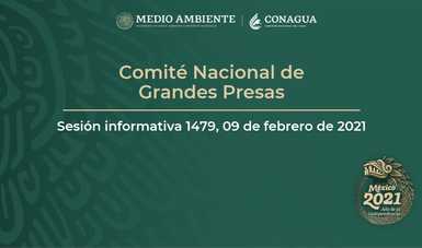 Informe semanal del Comité Nacional de Grandes Presas.

Sesión informativa 1479, 09 de febrero de 2021.