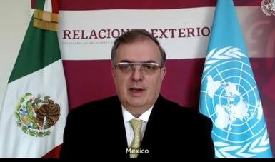 México denuncia el acceso inequitativo de vacunas ante el Consejo de Seguridad de la ONU