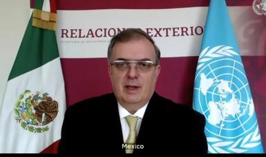 In UN Security Council, Mexico denounces unequal access to vaccines 