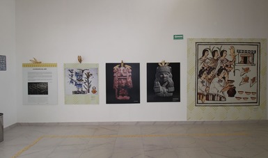 La exhibición cuenta con reproducciones de piezas arqueológicas que se exhiben en las distintas salas del Museo Nacional de Antropología (MNA). Foto: Z. A. Teteles de Santo Nombre.