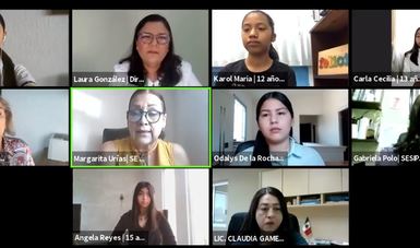 Participación de funcionarias de Sinaloa en el diálogo intergeneracional 