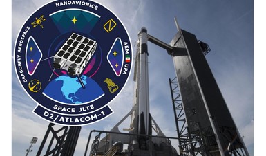 El Nanosatélite “D2/AtlaCom-1” será lanzado por Space X desde las instalaciones de la NASA en Cabo Cañaveral.