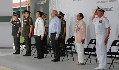 Inauguran instalaciones de la Guardia Nacional en Las Choapas para reforzar la seguridad en la entidad