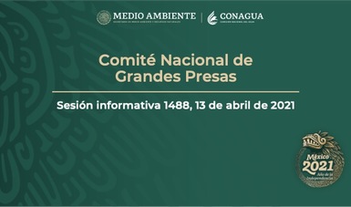 Informe semanal del Comité Nacional de Grandes Presas.
Sesión informativa 1488, 13 de abril de 2021.