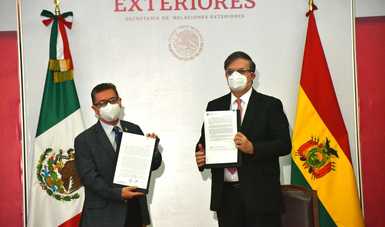 Se llevó a cabo ceremonia oficial para entrada en vigor de supresión de visas con Bolivia