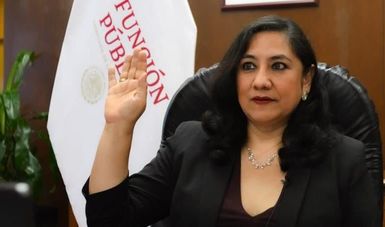 La secretaria Irma Eréndira Sandoval presenta el Cuarto Informe del Sistema Nacional de Fiscalización