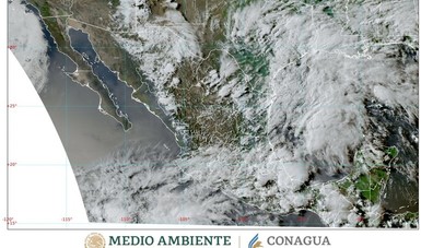 Durante la noche de hoy se prevén lluvias intensas con descargas eléctricas en zonas de Chiapas, Oaxaca, Puebla y Veracruz