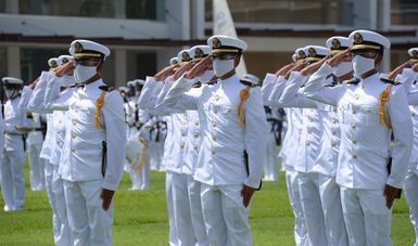 Se gradúan 129 Guardiamarinas de la Heroica Escuela Naval Militar para Servir a México