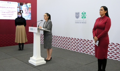 Claudia Sheinbaum, Ariadna Montiel Reyes, Estefany Correa García 