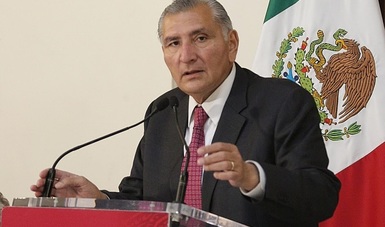 ecretario de Gobernación, Adán Augusto López