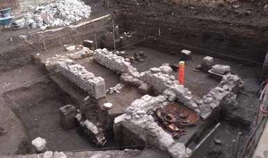 Arqueólogos del INAH encuentran indicios de la resistencia cultural indígena tras la Conquista, en la periferia de la Zona Arqueológica de Tlatelolco