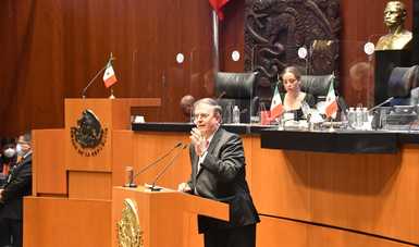 En política exterior México tiene autoridad moral y respeto de la comunidad internacional: Ebrard 