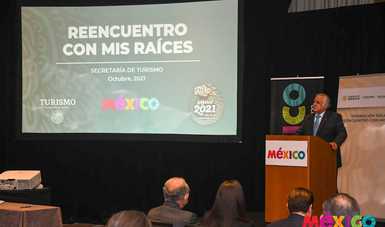 El Secretario de Turismo, Miguel Torruco, promueve los destinos mexicanos y las oportunidades de inversión turística en nuestro país en Nueva York.