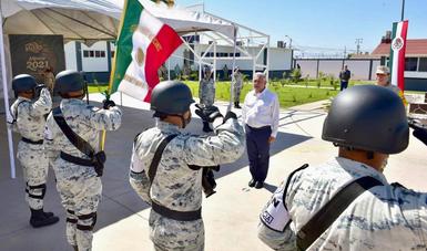Presidente inaugura instalaciones de la Guardia Nacional en Mexicali