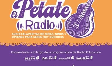 La Secretaría de Cultura del Gobierno de México, a través del programa nacional Alas y Raíces en colaboración con Radio Educación, invita a escuchar las audiocalaveritas creadas por niñas, niños y jóvenes en la serie de cápsulas “Petate Radio".