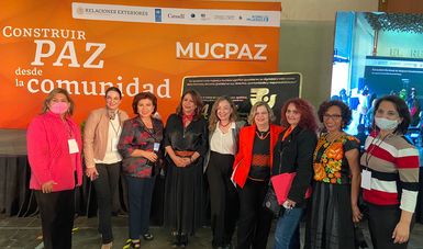 Titulares de las instancias de las mujeres en los estados durante el primer encuentro MUCPAZ