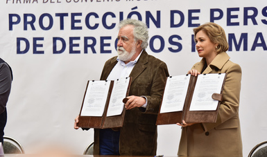 Se signa convenio de colaboración y coordinación entre Gobernación, a través del Mecanismo de Protección para Personas Defensoras de Derechos Humanos y Periodistas, y el gobierno del estado de Chihuahua
