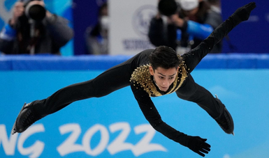 Donovan Carrillo en su debut en los Juegos Olímpicos de Invierno Beijing 2022. Cortesía 