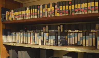 El material asciende a cinco mil unidades en diversos formatos, entre los que se encuentra el VHS, Hi8, Betamax e incluso, cintas en 16 y 32 mm.