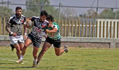 Aspecto de un enfrentamiento del rugby mexicano. Cortesía 