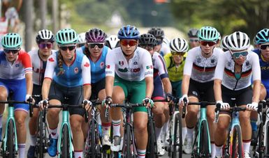 Yareli Salazar, ciclista de ruta seleccionada nacional. CONADE