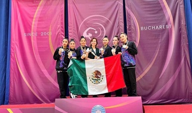 Selección mexicana de gimnasia rítmica en Rumania. CONADE