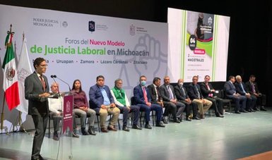 Con foros de capacitación, Michoacán avanza en la implementación del Nuevo Modelo Laboral